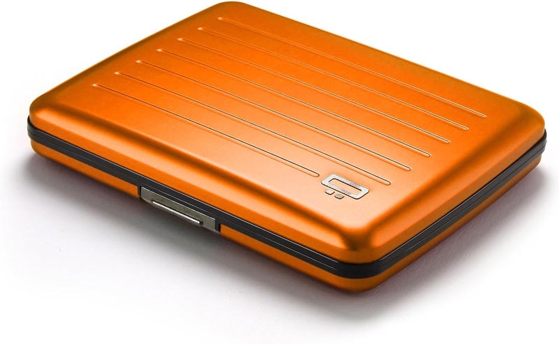 ÖGON -DESIGNS- Aluminum wallet, Large capacity with metal lock, RFID Protection against fraud and demagnetization, Smart Case OSLO Large model - Image 1